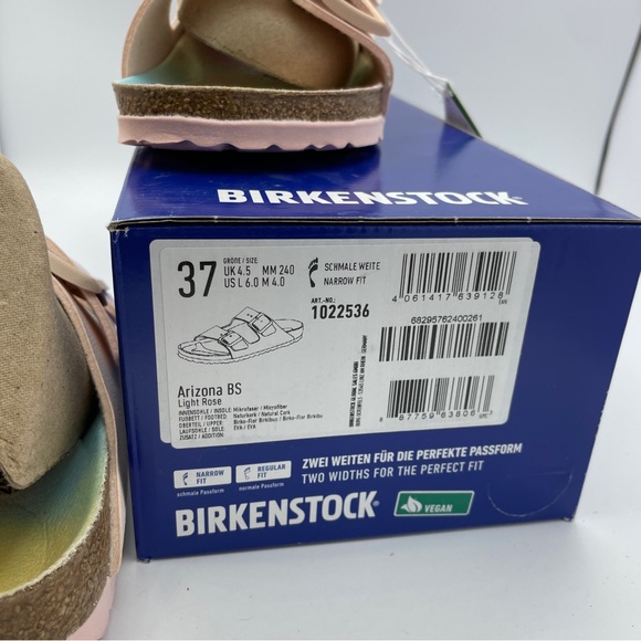 Birkenstocks Arizona light rose size 37 - Picture 3 of 3